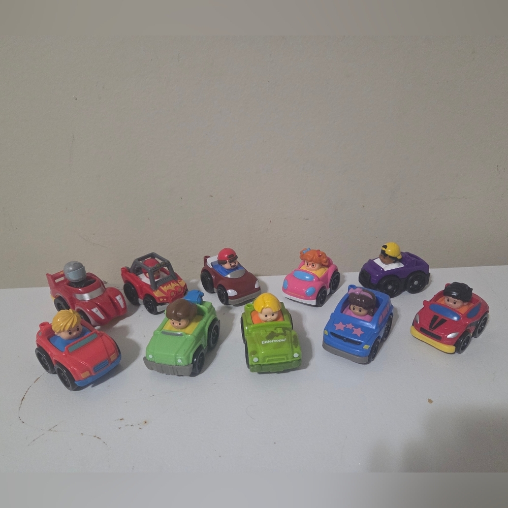 Fisher Price Vehicles Set Of 10